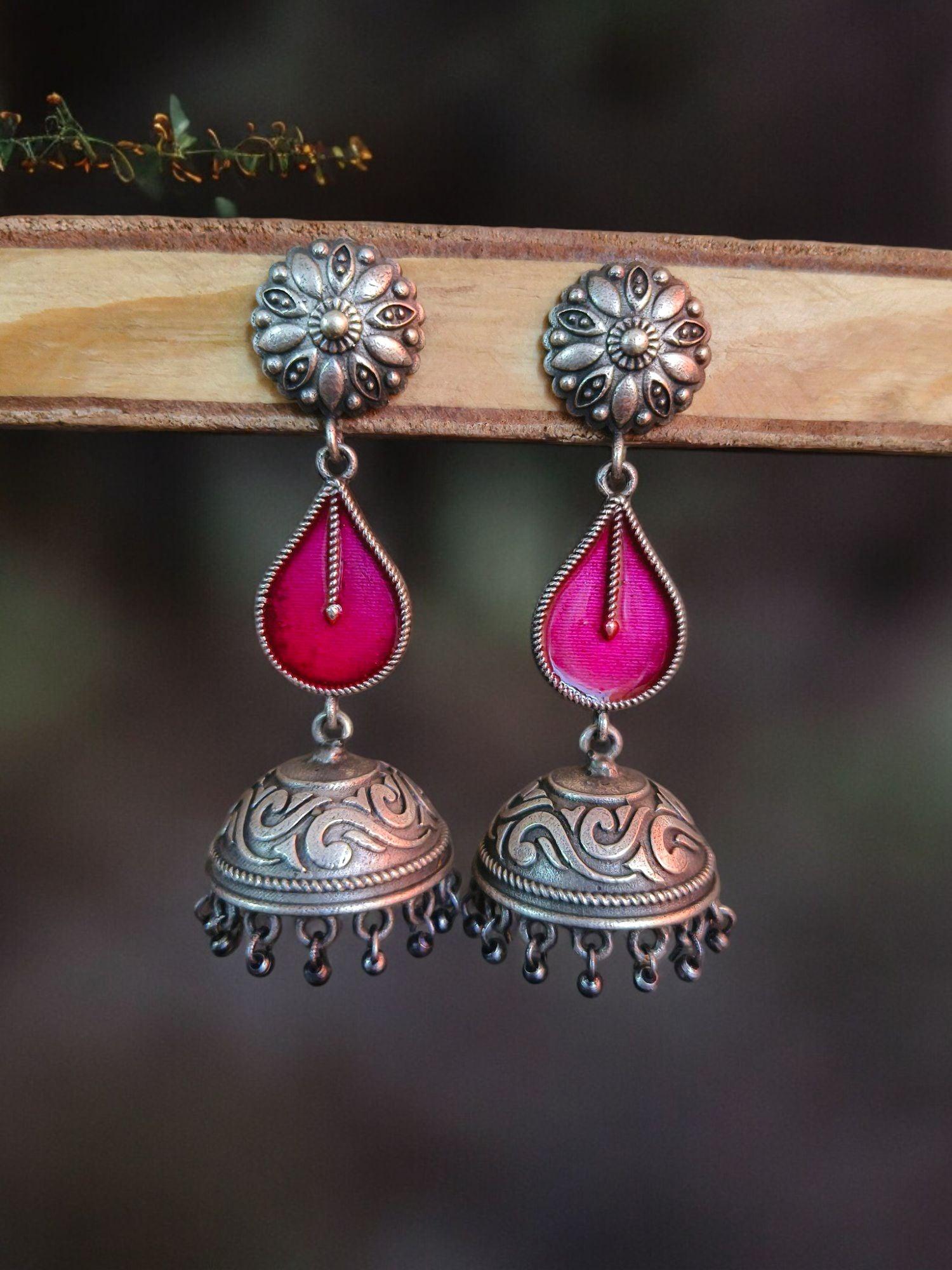 Meenakari Jhumka