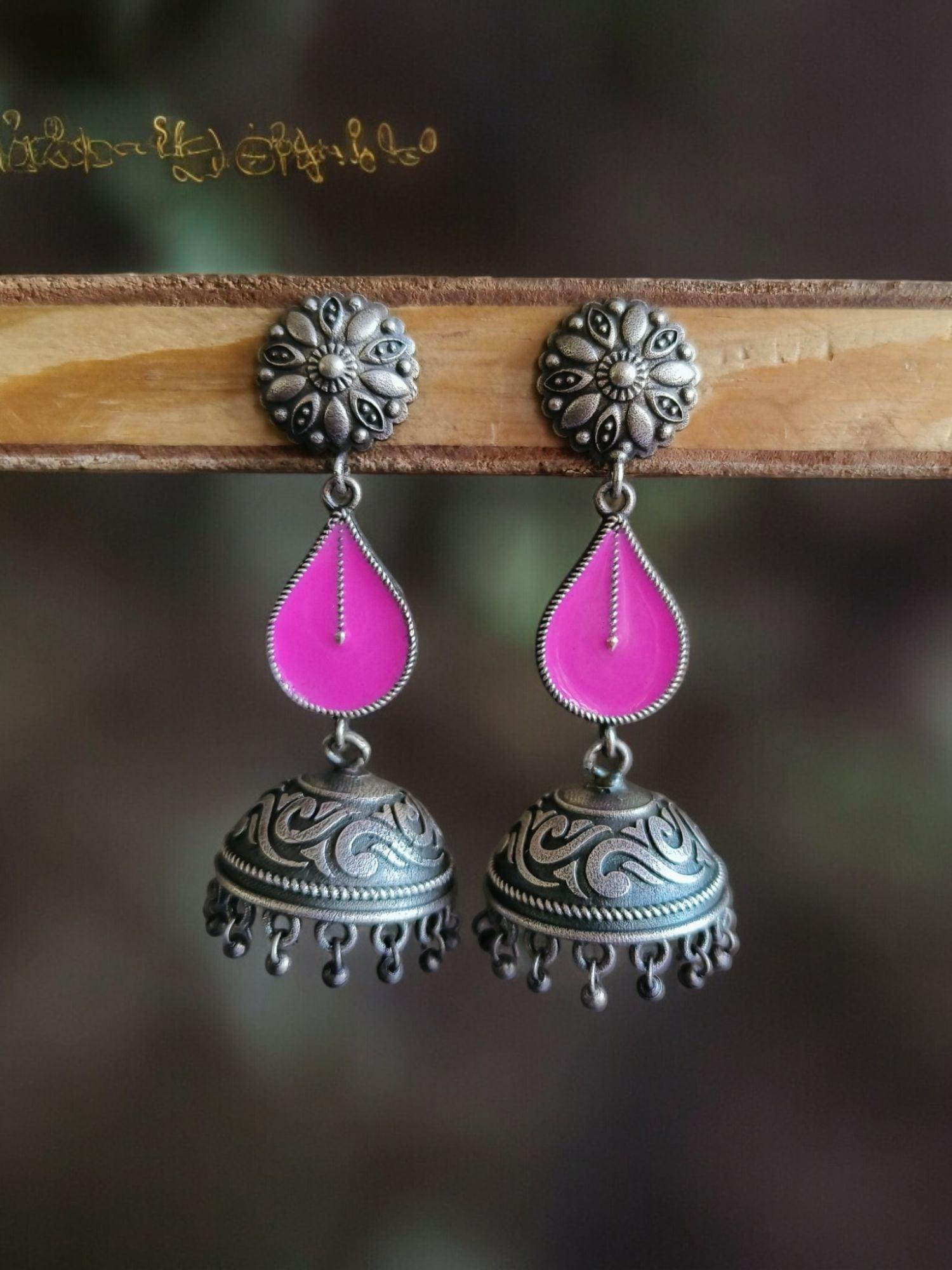 Meenakari Jhumka