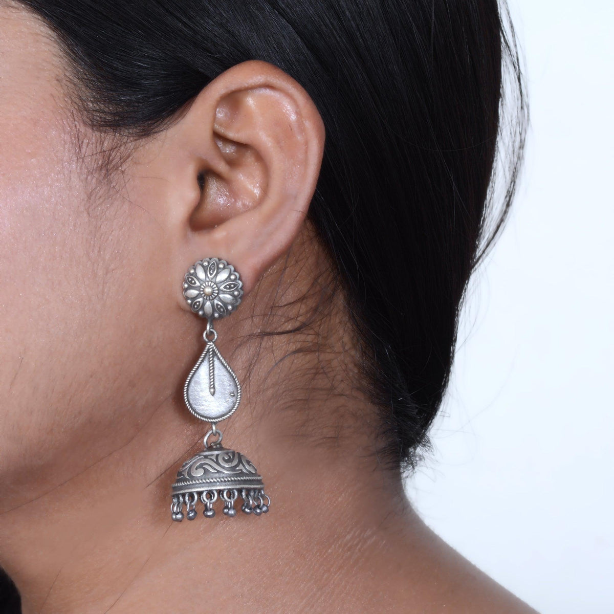 Dynamic Jewelove Indian Style Drop Long Jhumka Earring - Dynamic Jewelove