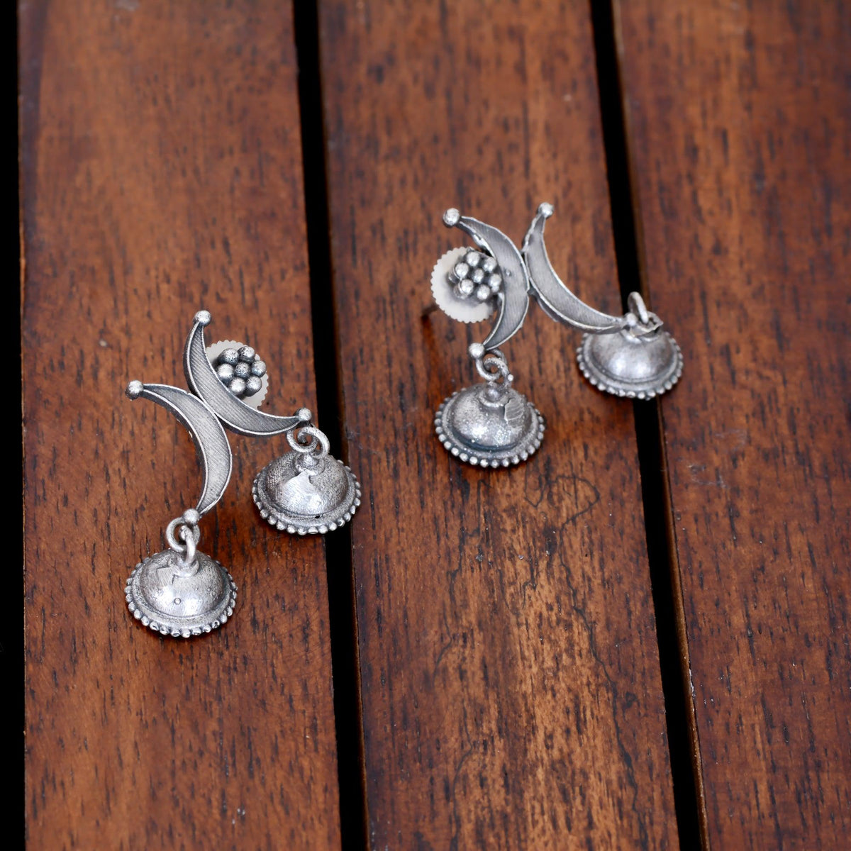 Trendy Half Moon Design Jhumki Earring - Dynamic Jewelove