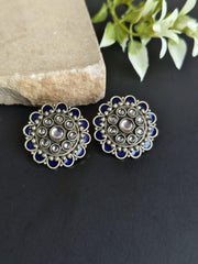 Enamel Floral Style Stud Earring | Dynamic Jewelove