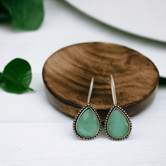 Drop Oxidized Hook Earrings | Dynamic Jewelove