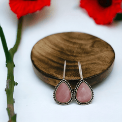 Drop Oxidized Hook Earrings | Dynamic Jewelove