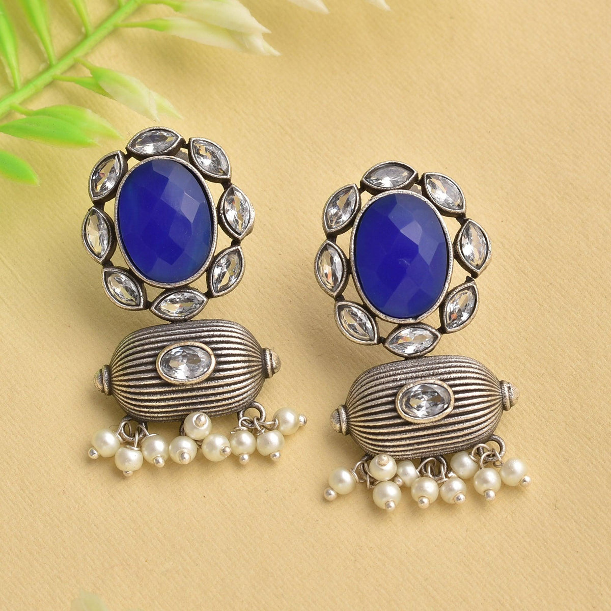 Monalisa Stone Earrings | Dynamic Jewelove