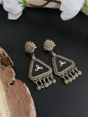 Trengle Style Enamel Earrings | Dynamic Jewelove