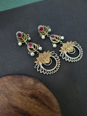 Oxidized Jhumka 