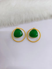 Golden Stud Earrings | Dynamic Jewelove