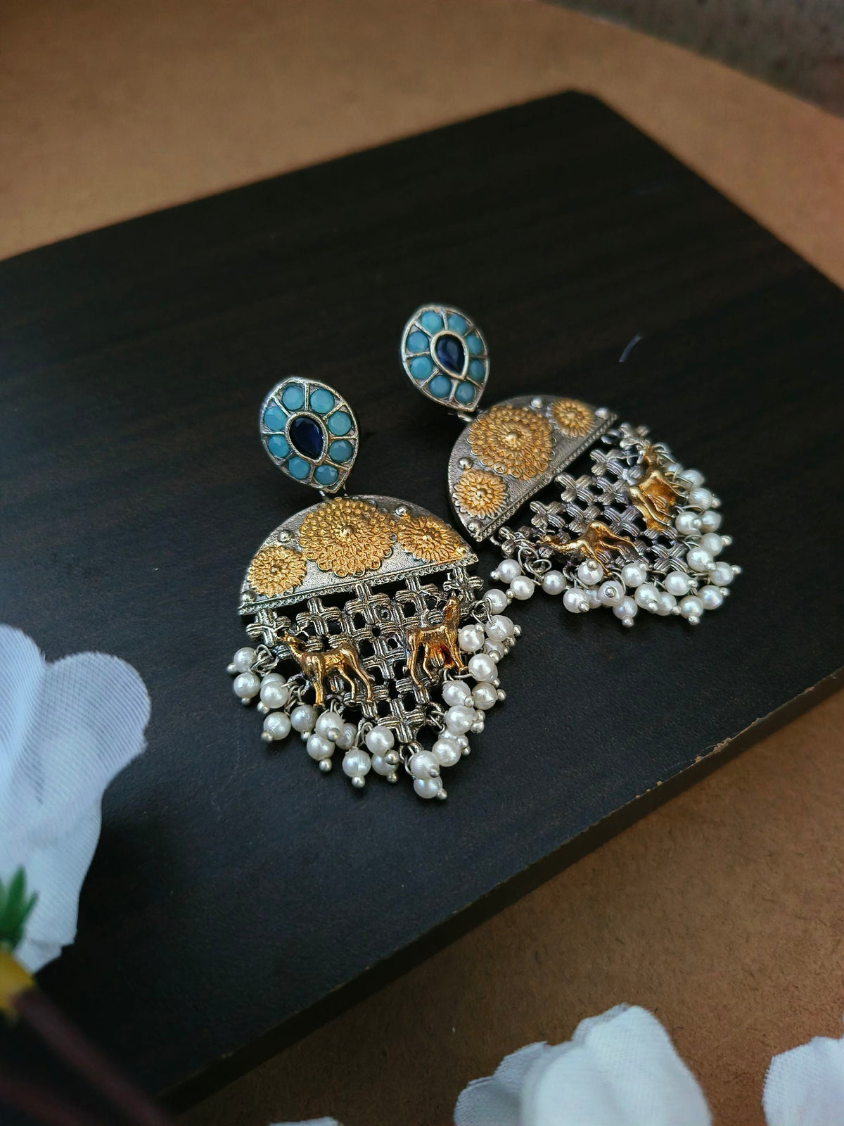 Oxidized Jhumki