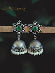 Oxidised Jhumka