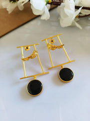 Sparrow Golden Dangler Earrings | Dynamic Jewelove