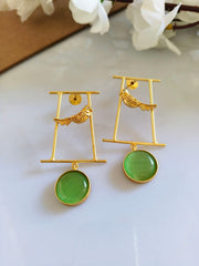 Golden Dangler Earrings