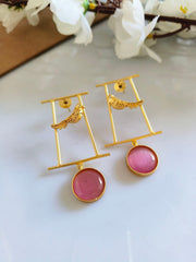 Sparrow Golden Dangler Earrings | Dynamic Jewelove