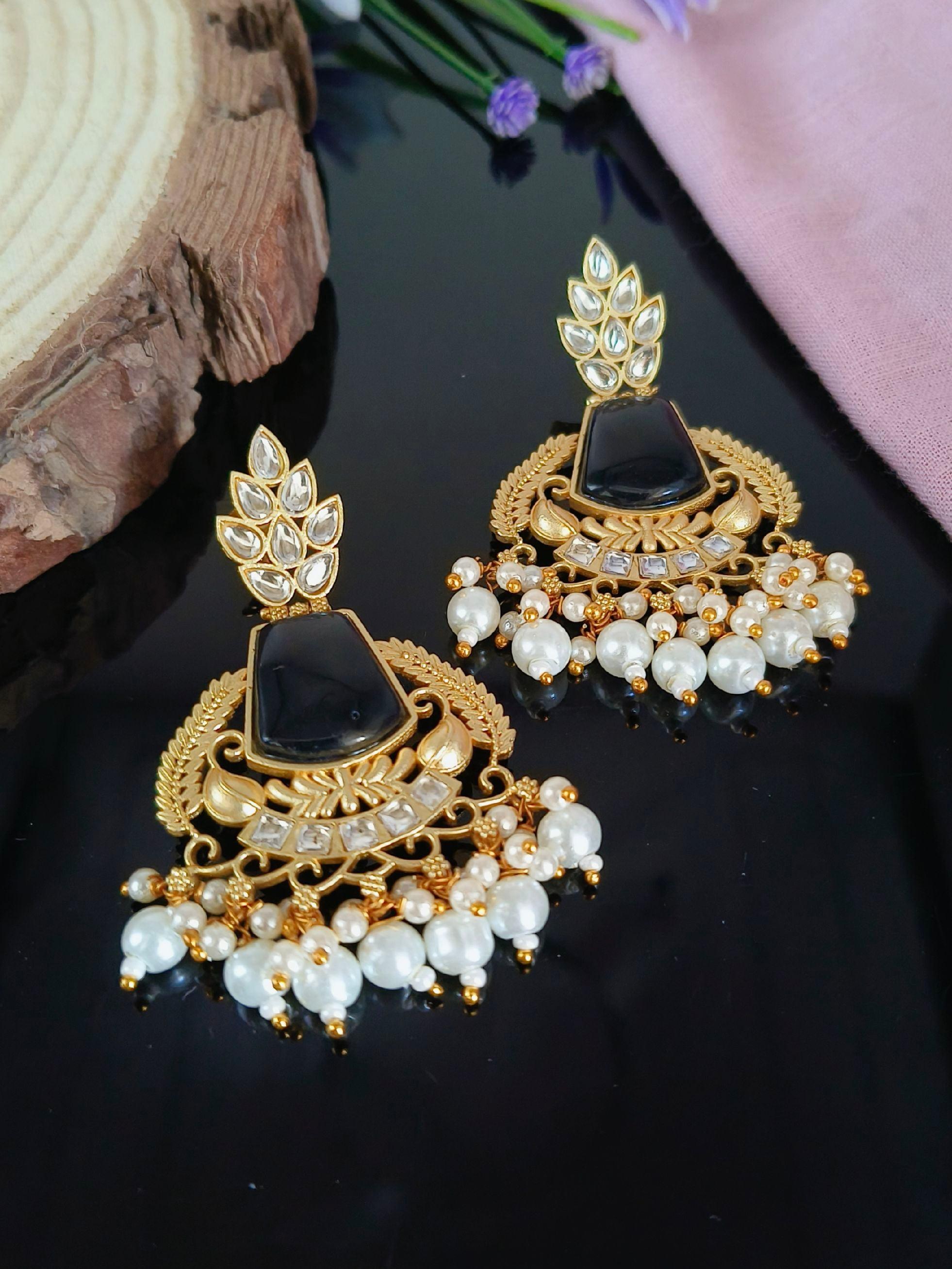 Golden Dangler Earrings