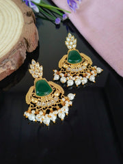 Golden Dangler Earrings