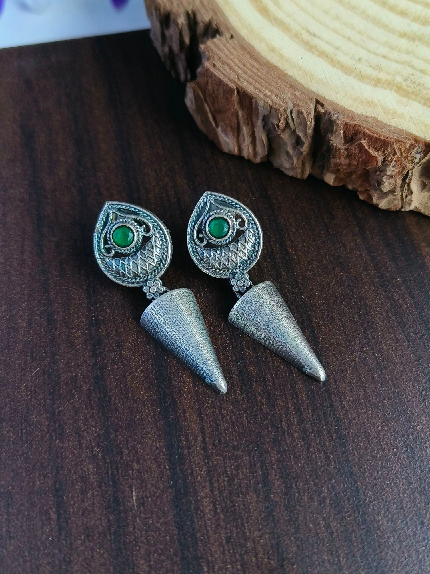 oxidised earrings