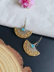 oxidized hook earrings