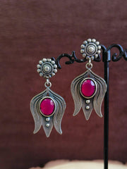 Oxidised Dangler Earrings 