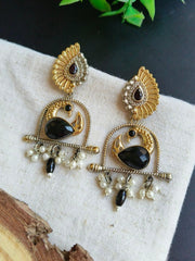 Golden Stud Earrings 