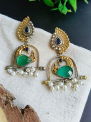 Golden Stud Earrings 