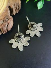 Oxidised Hook Earrings