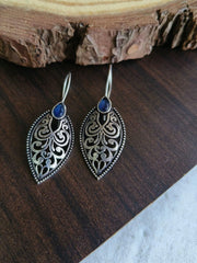 Oxidised Hook Earrings