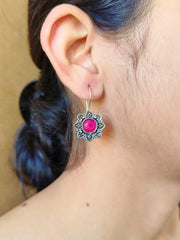 Trendy Oxidised Star-Shaped Hook Earrings for Every Occasion | Dynamic Jewelove