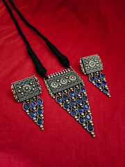 Oxidized Thread Necklace for Navratri Vibes | Dynamic Jewelove