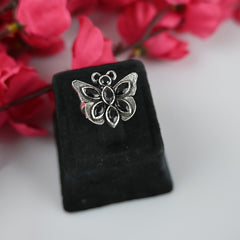 Oxidized Butterfly Adjustable Ring | Dynamic Jewelove