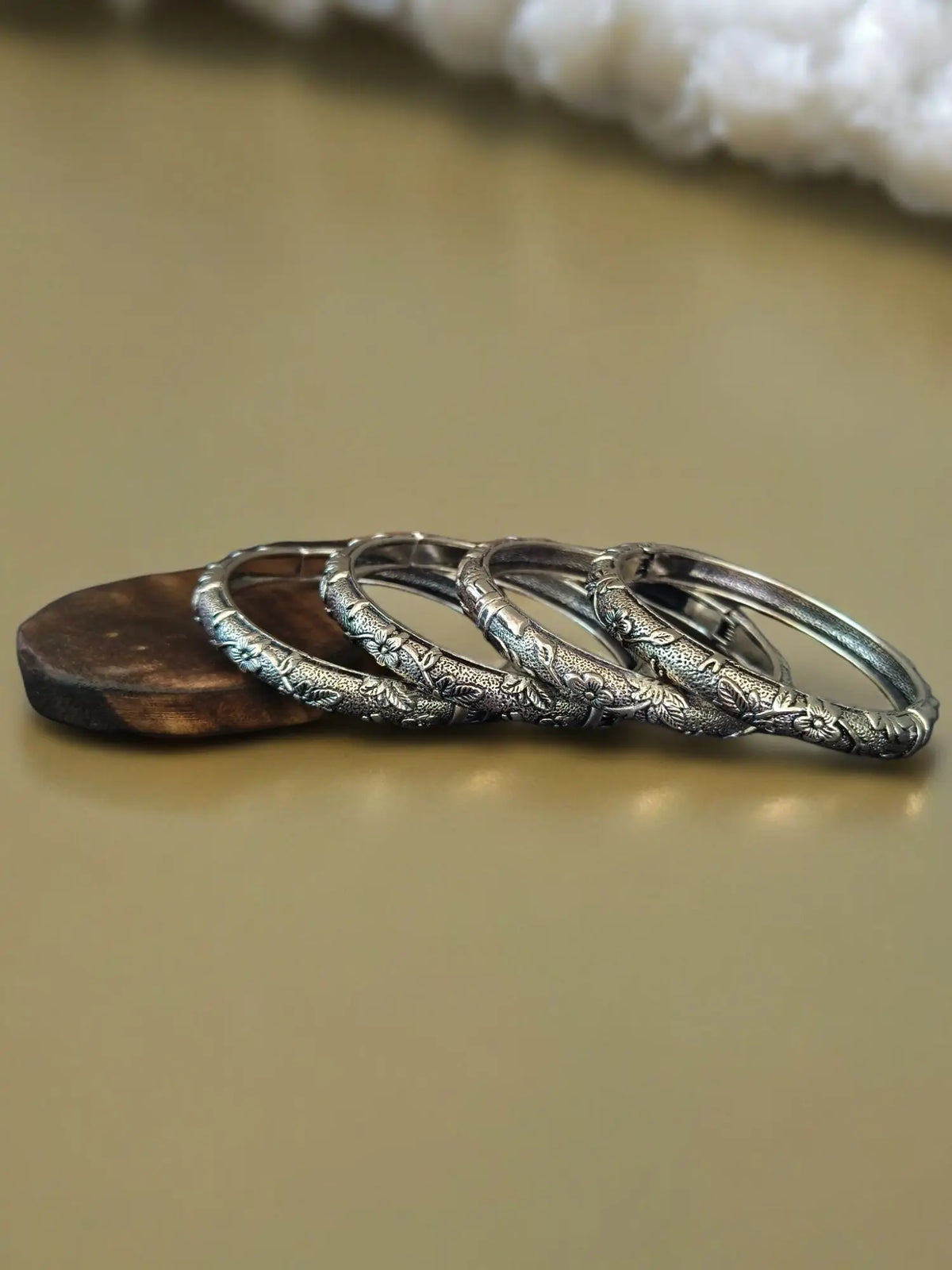 Elegant Silver Kadas for Daily Wear | Dynamic Jewelove