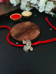 Oxidised Krishna Charm Rakhi Design | Dynamic Jewelove