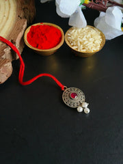 Elegant Oxidised Rakhi for Bhabhi | Dynamic Jewelove