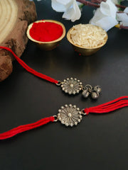 Sun Charm Rakhi Combo | Antique Elegance