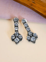 Oxidised Stones Daily Wear Stud Earrings – Shop Online at Dynamic Jewelove