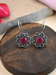 Trendy Oxidised Star-Shaped Hook Earrings for Every Occasion | Dynamic Jewelove