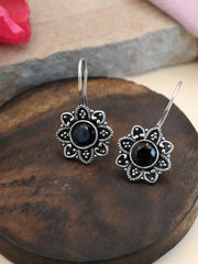 Trendy Oxidised Star-Shaped Hook Earrings for Every Occasion | Dynamic Jewelove