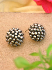 Casual Wear Oxidised Stud Earrings for Everyday Elegance | Dynamic Jewelove