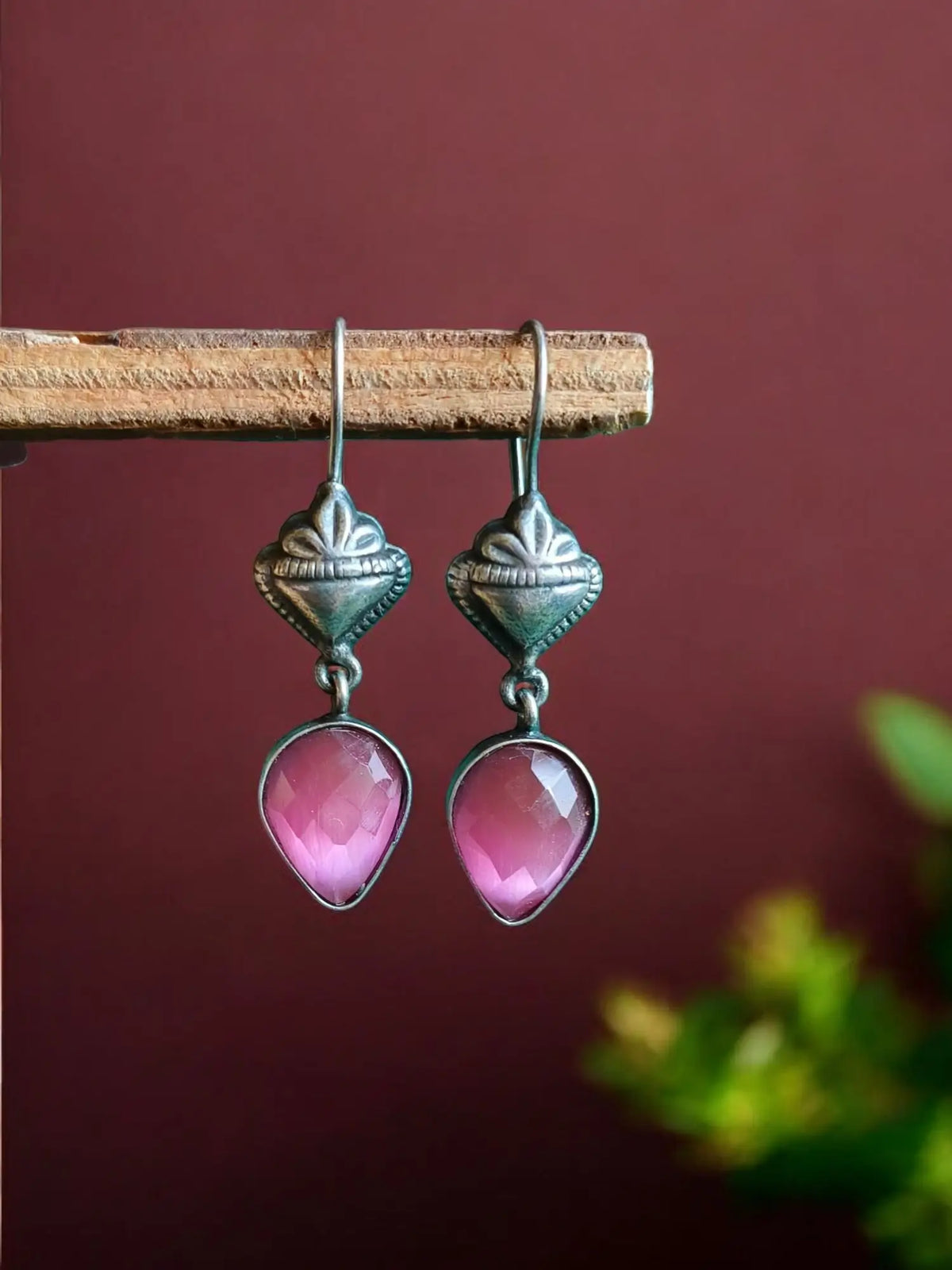 Elegant Handcrafted Lightweight Pan Hook Earrings for Casual Wear | Dynamic Jewelove