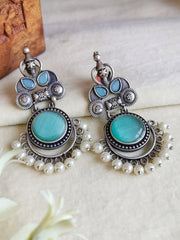 925 Silver Plated Elegant Party Danglers | Dynamic Jewelove