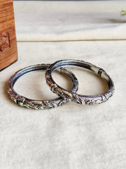 Elegant Silver Kadas for Daily Wear | Dynamic Jewelove