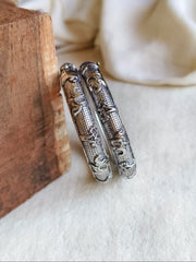 Openable German Silver 3 to 6 Years Kids Bangles Set | Dynamic Jewelove