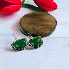 Stone Monalisa Earrings | Dynamic Jewelove