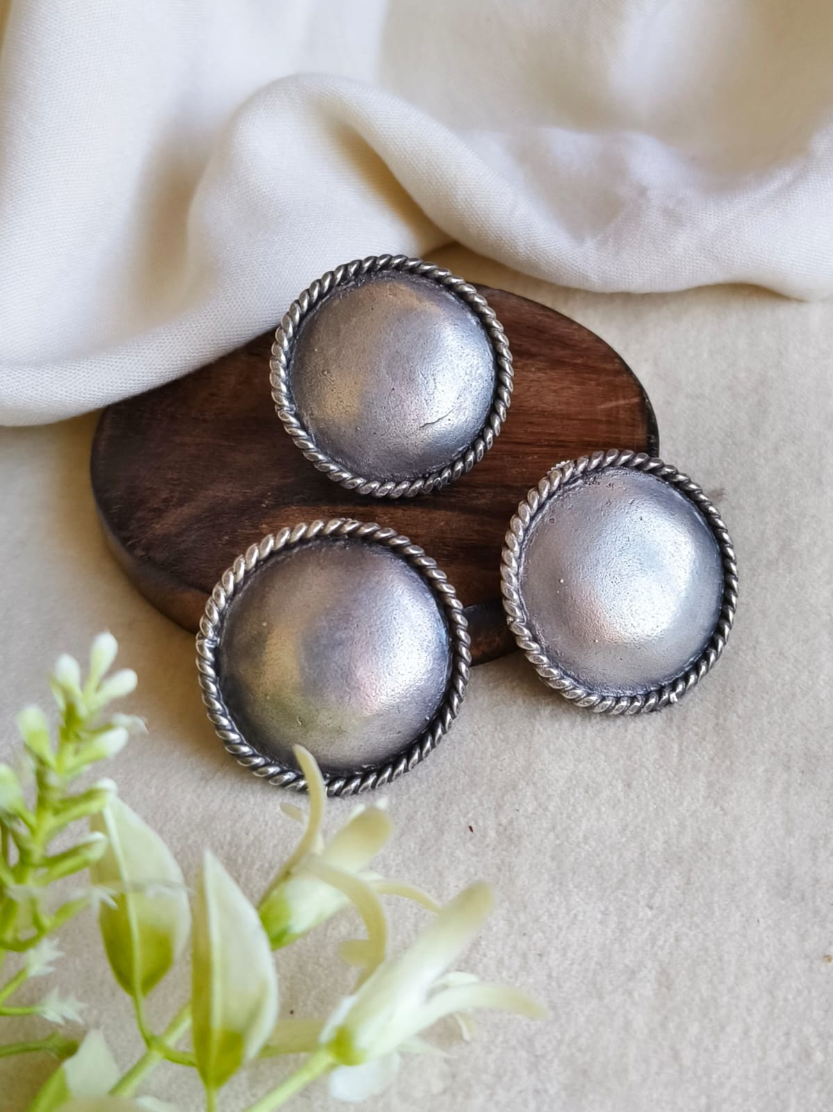 ✨ Antique Coin Studs & Ring Combo Set | Dynamic Jewelove