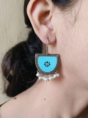 Meenakari Oxidised Earrings | Dynamic Jewelove