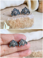 Antique Silver Studs Combo for Everyday | Dynamic Jewelove