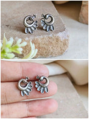 Chic Silver-Toned Tiny Studs Combo Set | Dynamic Jewelove