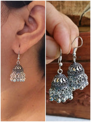 Trendy Navratri Silver Earrings Combo Set | Dynamic Jewelove