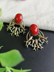 Stone Oxidised Studs | Dynamic Jewelove